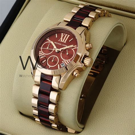 michael kors watch red